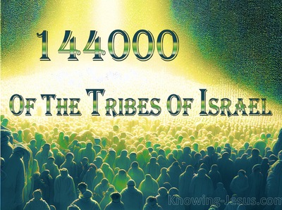 Revelation 7:4 144000 Of The Tribes Of Israel  (green)